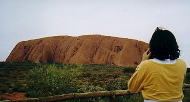 Ayers Rock, in central Australia